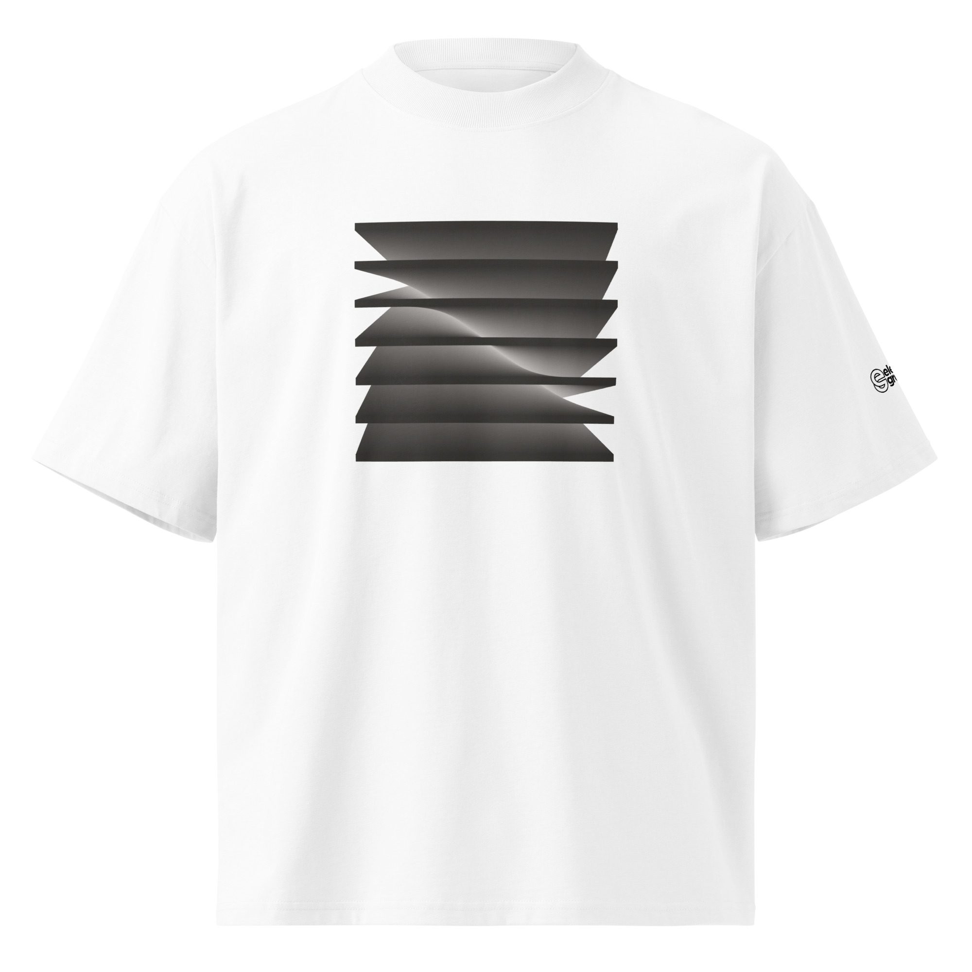 Layers 1 Unisex organic oversized high neck t-shirt